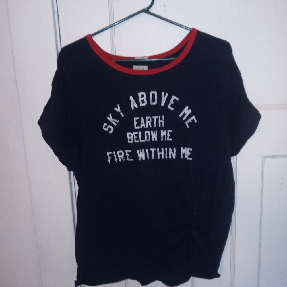 Ralph Lauren denim and supply graphic tee